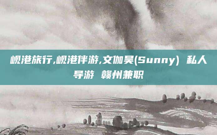 雅安岘港旅行,岘港伴游,文伽昊(Sunny) 私人导游 赣州兼职